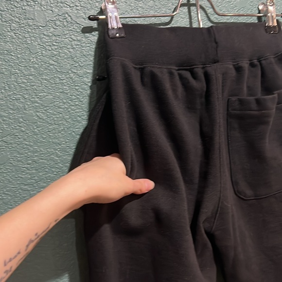 XS Champion Black Reverse Weave Joggers with Side pockets and back pocket - Picture 6 of 8